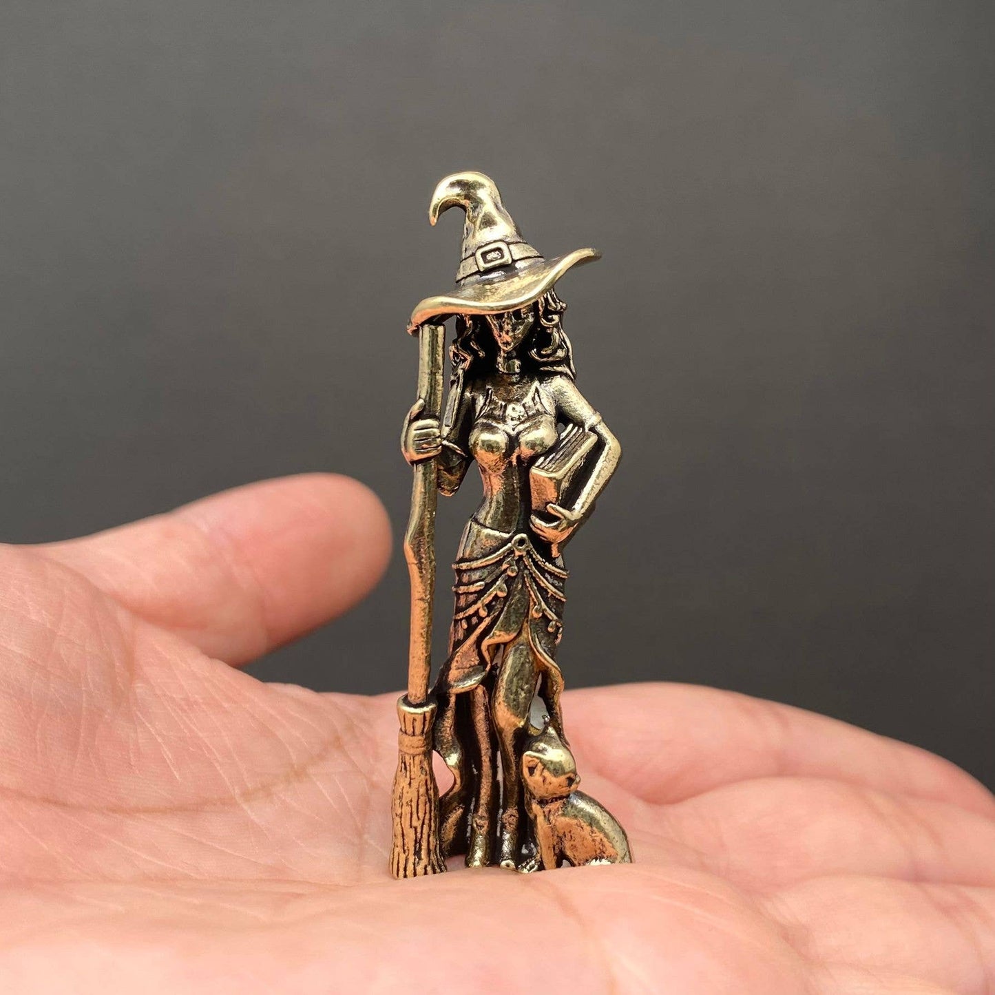 Brass Witch Crafts Decoration Desktop Ornaments