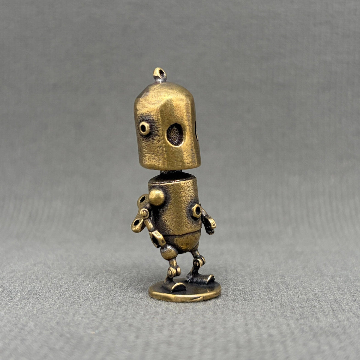 Mini Robot Brass Crafts Desktop Ornaments