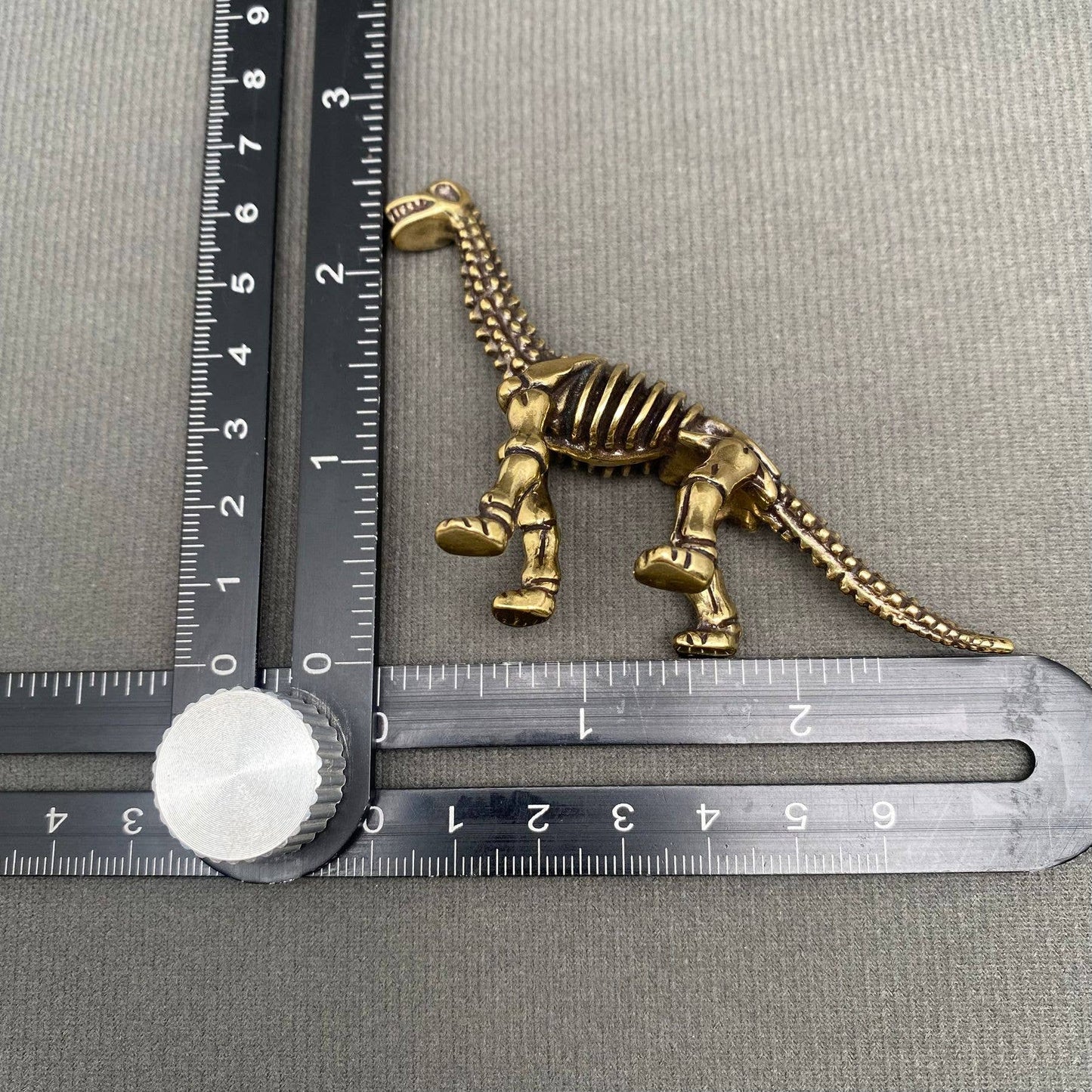 Brass Brachiosaurus Skeleton Crafts Decoration Desktop Ornaments