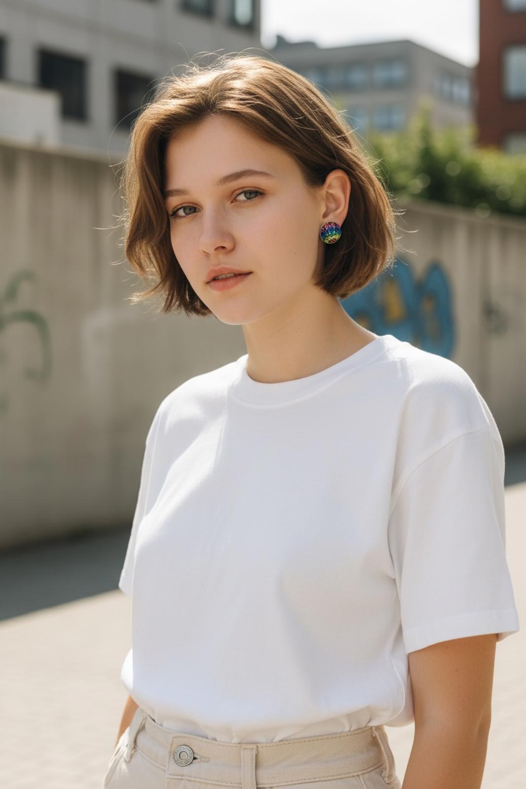 Rainbow Crystal Stud Earrings