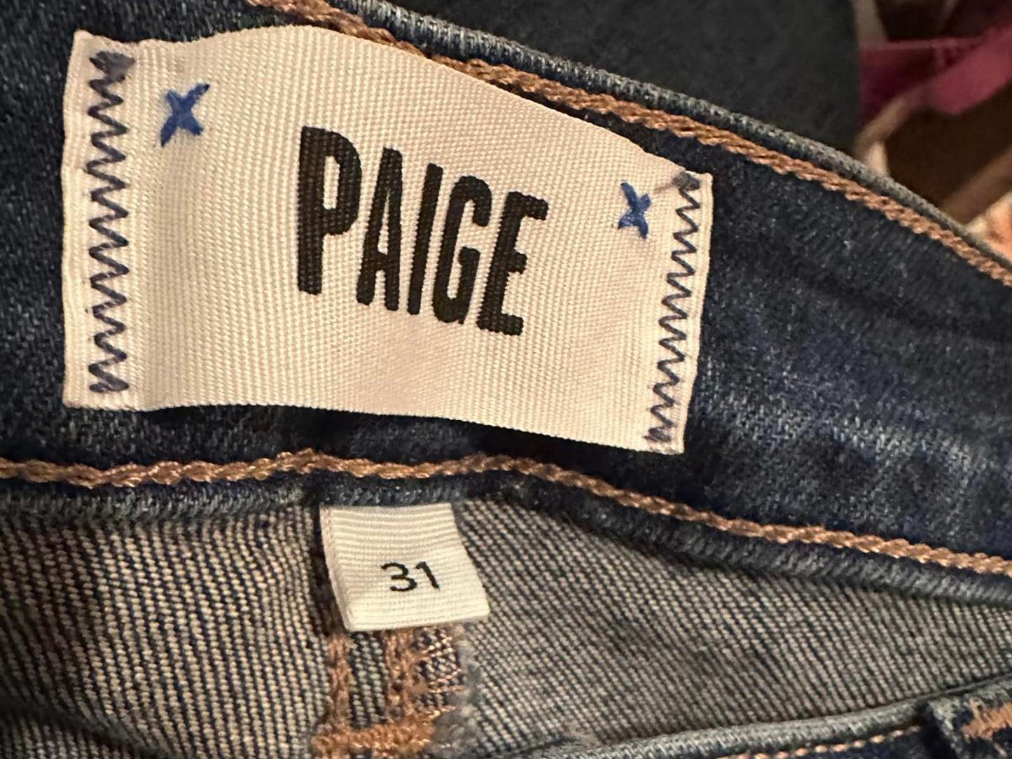 PAIGE Hoxton Slim Straight Leg Jeans in Dark Wash