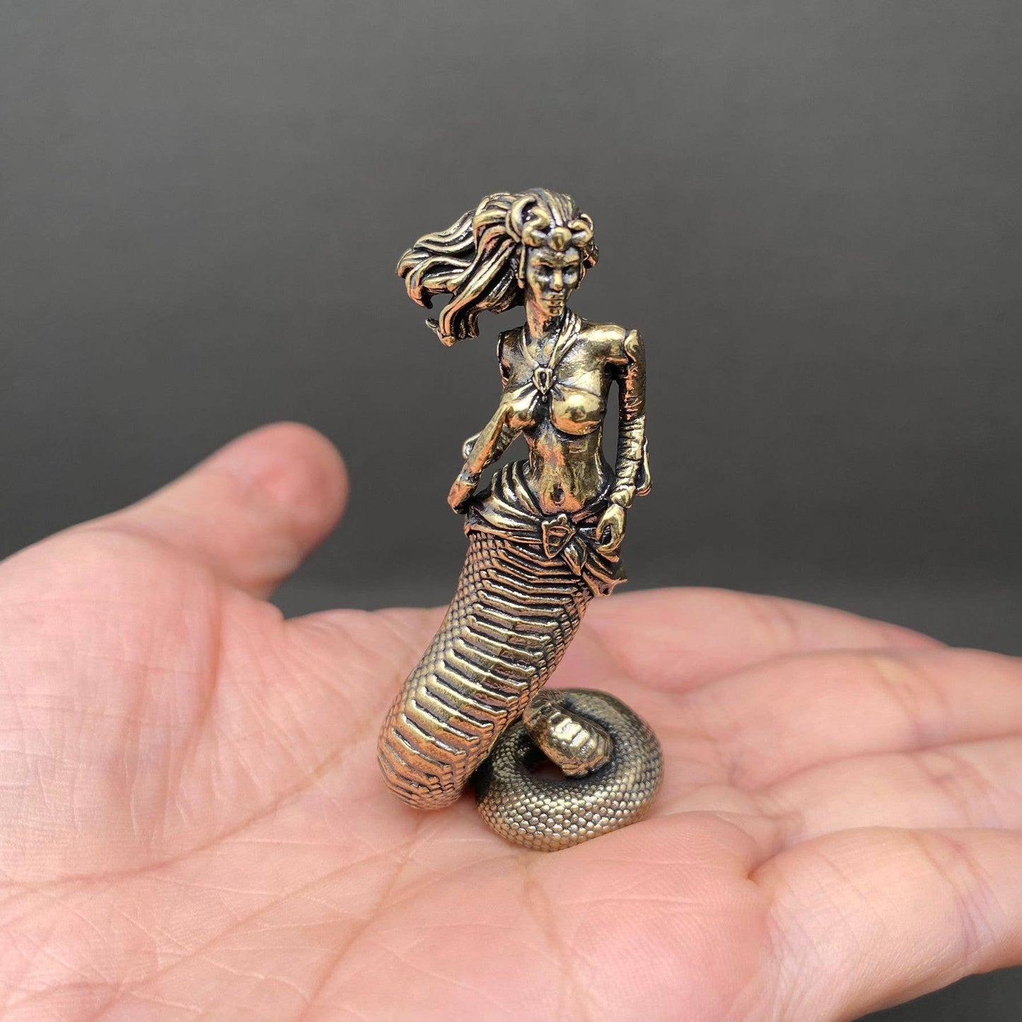 Brass Medusa Crafts Decoration Desktop Ornaments