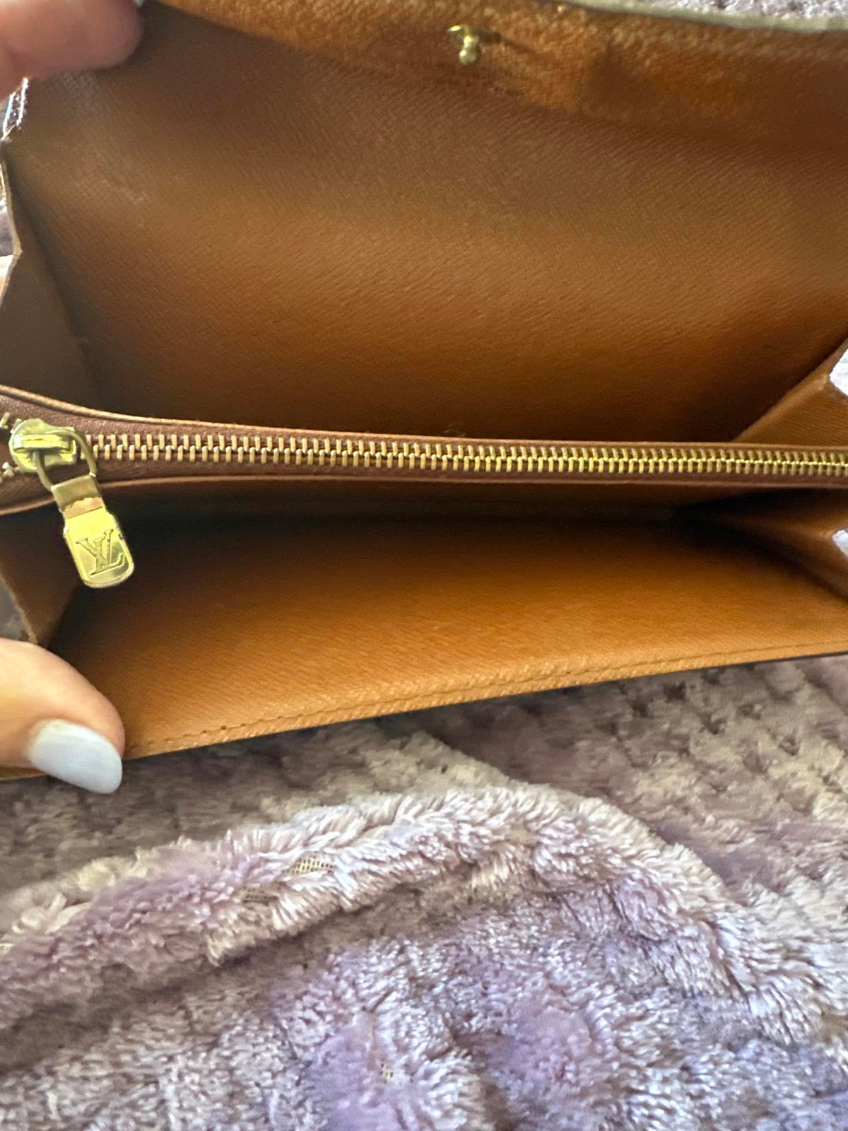 Louis Vuitton Monogram Canvas Wallet Authentic