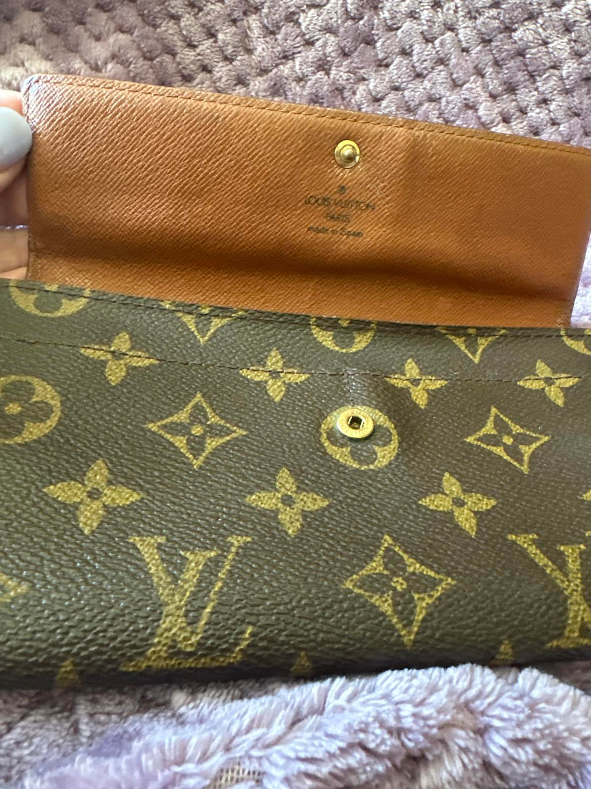 Louis Vuitton Monogram Canvas Wallet Authentic