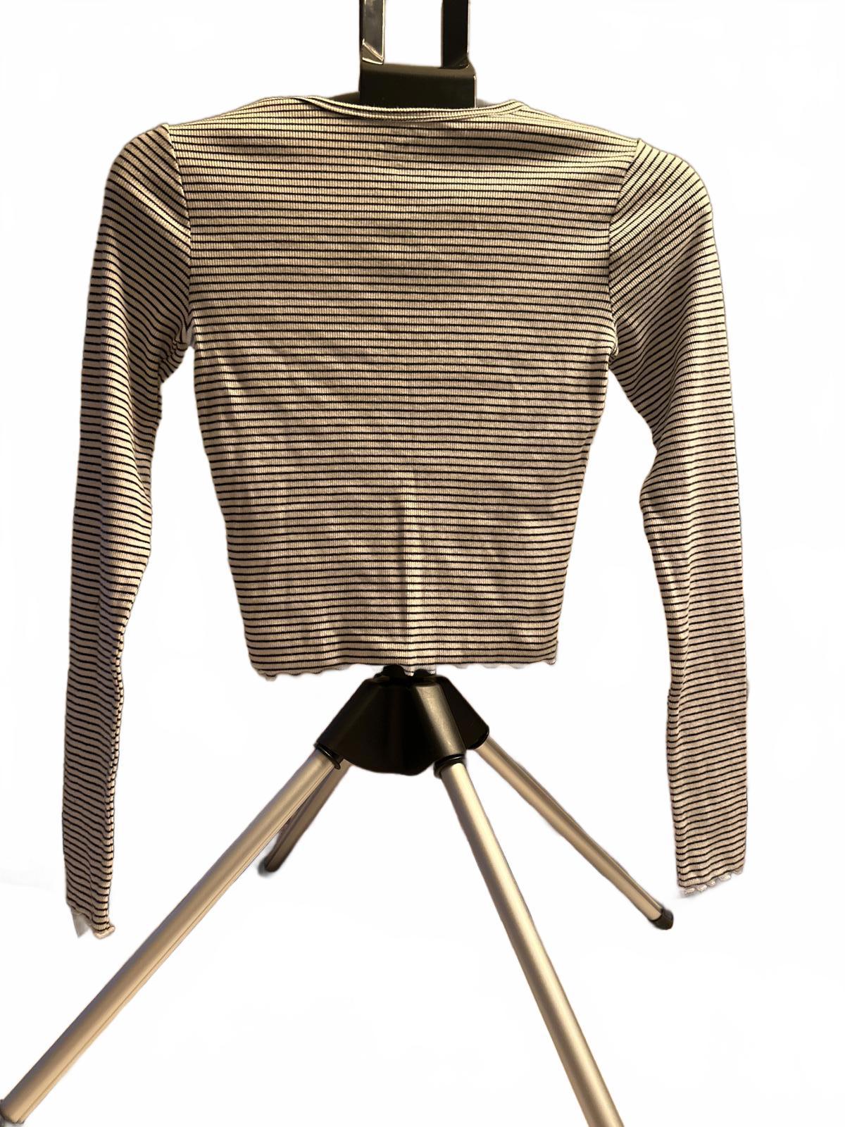 Hollister Butterfly Charm Striped Long Sleeve Top XS