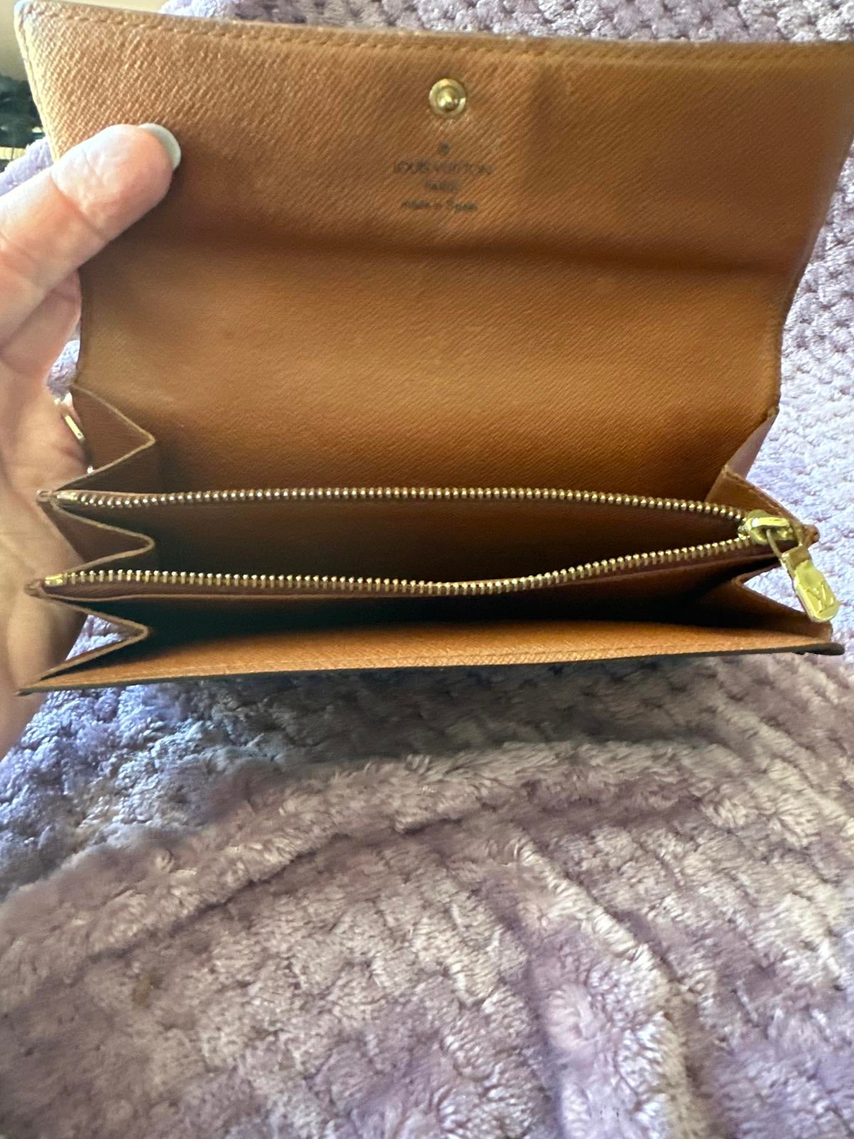Louis Vuitton Monogram Canvas Wallet Authentic