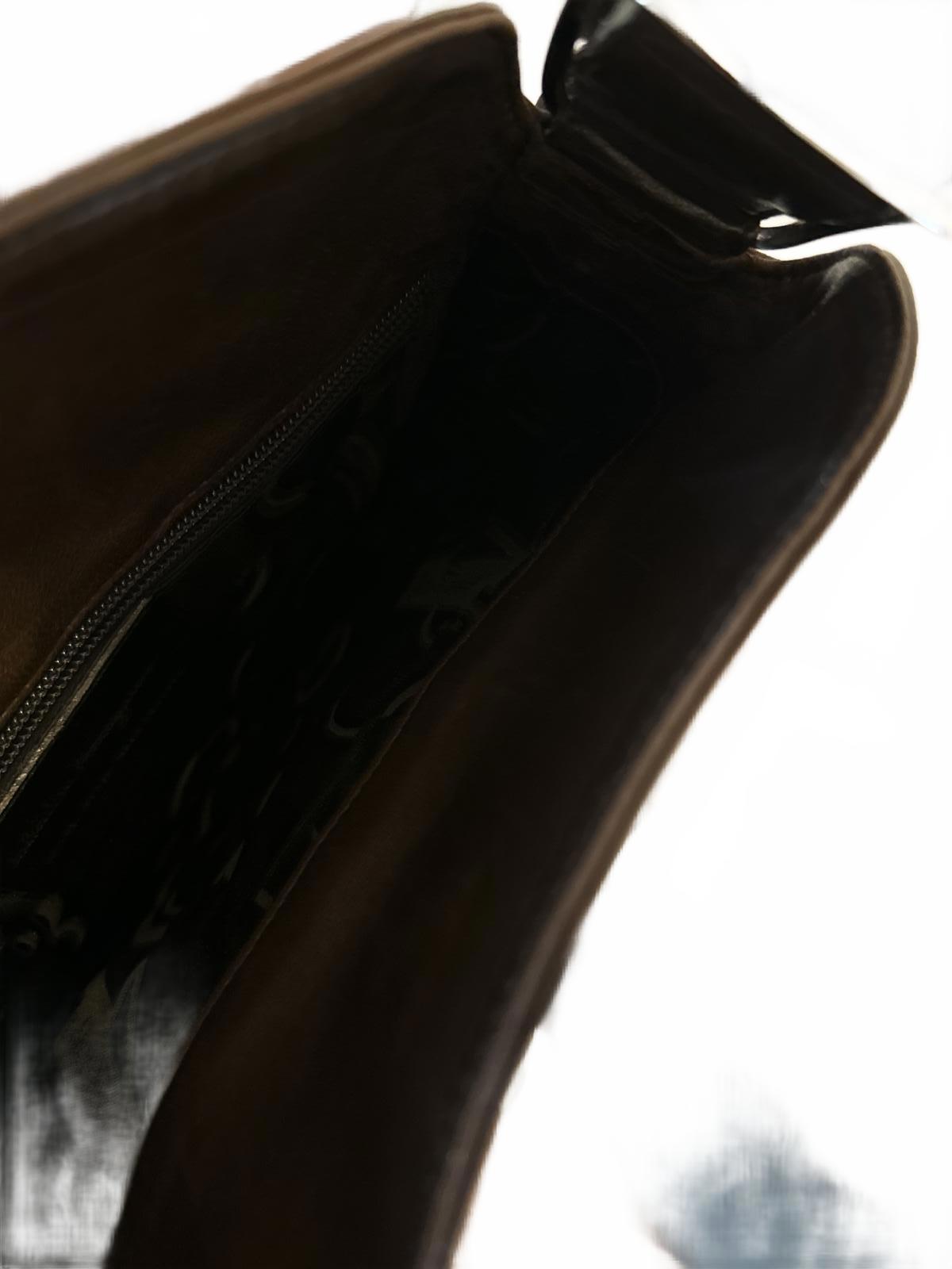 Ferragamo Classic Brown Leather Shoulder Bag
