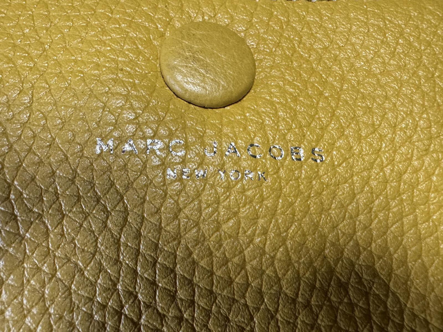 Marc Jacobs Yellow Leather Crossbody Bag