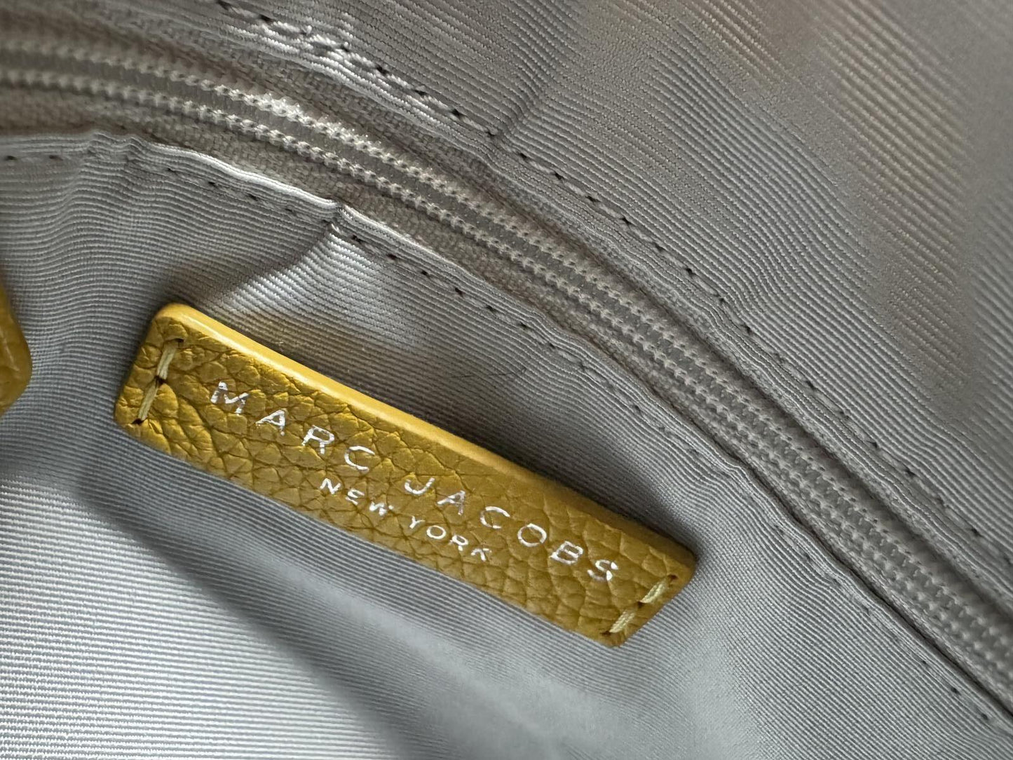 Marc Jacobs Yellow Leather Crossbody Bag