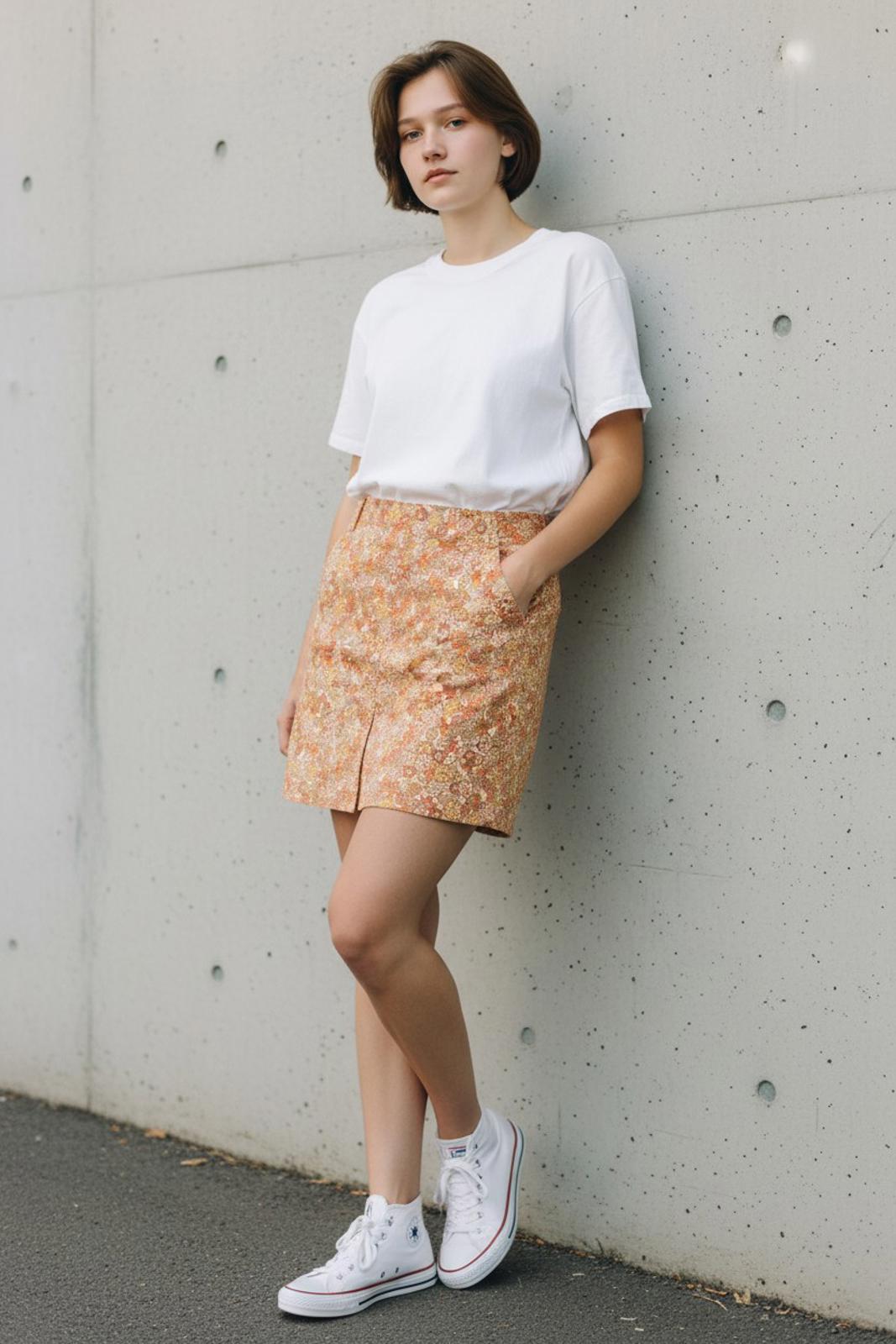 Ann Taylor Loft Floral Patterned Women’s Mini Skirt Sz 8